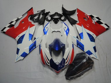 Online 2011-2014 Ducati 1199 Motorcycle Fairings - White Blue Red Black Canada