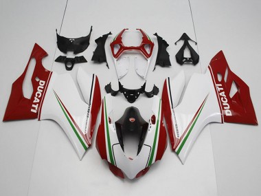 Online 2011-2014 Ducati 1199 Bike Fairings - White Red Black Green Canada