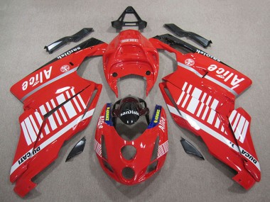 Online 2005-2006 Ducati 749 999 Motorcycle Fairings - Red White Glossy Black Alice Sandisk Canada