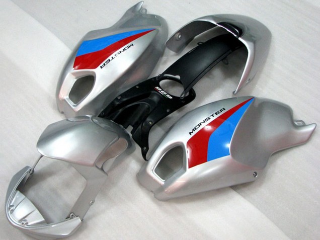2008-2012 Ducati Monster 696 Motorcycle Fairings - Silver Blue Red Canada