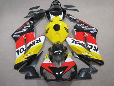 Online 2004-2005 Honda CBR1000RR Motorcycle Fairing - Yellow White Red Glossy Black Repsol Canada