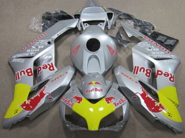 Online 2004-2005 Honda CBR1000RR Motorcycle Fairings - Silver Yellow Red Bull Canada