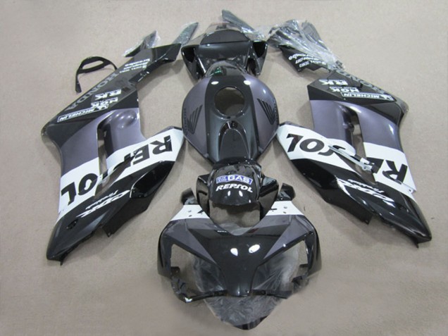 2004-2005 Honda CBR1000RR Motorcycle Fairings - Glossy Black White Grey Repsol Canada