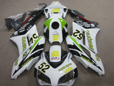 Online 2004-2005 Honda CBR1000RR Motorcycle Fairings - White Yellow Green Black Hannspree 52 Canada