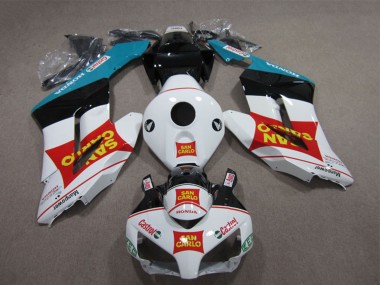 Online 2004-2005 Honda CBR1000RR Motorcycle Fairings - White Red Blue Glossy Black Yellow San Carlo Castrol Canada