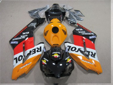 Online 2004-2005 Honda CBR1000RR Motorcycle Fairings Kits - Orange White Red Glossy Black Repsol Canada