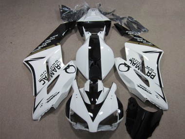 Online 2004-2005 Honda CBR1000RR Motorcycle Fairings - White Glossy Black Pramac Canada
