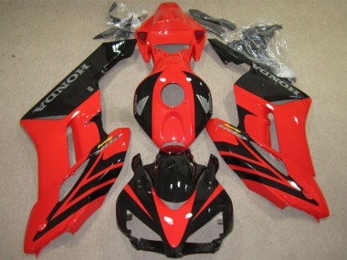 Online 2004-2005 Honda CBR1000RR Motorcycle Fairings - Red Glossy Black Fireblade Canada