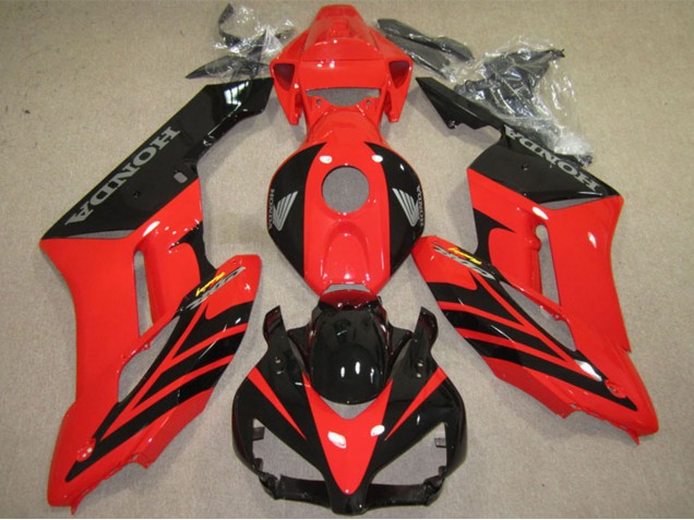 2004-2005 Honda CBR1000RR Motorcycle Fairings - Red Glossy Black Fireblade Canada