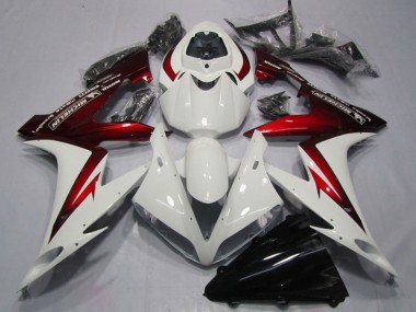 Online 2004-2005 Honda CBR1000RR Motorcycle Fairings - White Red Canada