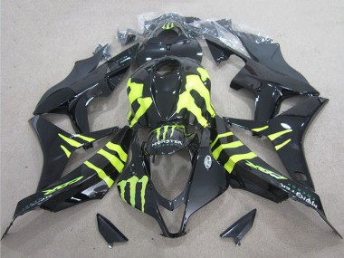 Online 2004-2005 Honda CBR1000RR Motorcycle Fairings - Glossy Black Yellow Monster Canada