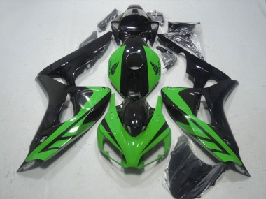 Online 2006-2007 Honda CBR1000RR Motorcycle Fairing - Green Glossy Black Canada
