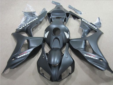 Online 2006-2007 Honda CBR1000RR Motorcycle Fairings - Matte Black White Decal Canada