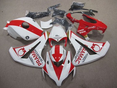 Online 2008-2011 Honda CBR1000RR Motorcycle Fairings - White Red Pramac Canada