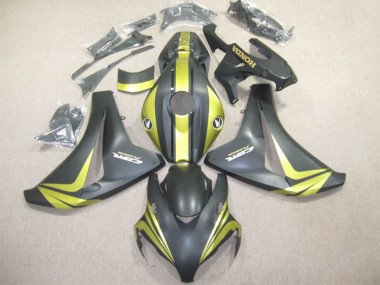 Online 2008-2011 Honda CBR1000RR Motorcycle Fairings - Yellow Matte Black Canada