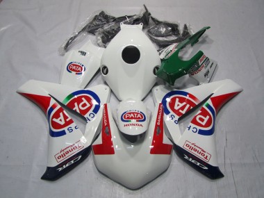 Online 2008-2011 Honda CBR1000RR Motorcycle Fairings - White Red Blue Pata Canada