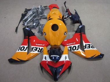 Online 2008-2011 Honda CBR1000RR Motorcycle Fairings Kits - Orange White Red Glossy Black Repsol Canada