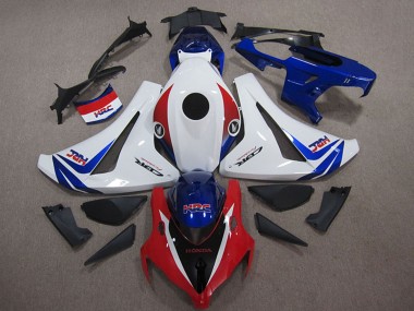 Online 2008-2011 Honda CBR1000RR Motorcycle Fairings Kits - White Red Blue HRC Canada