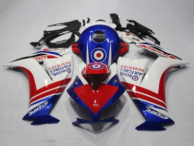 Online 2012-2016 Honda CBR1000RR Motorcycle Fairings - White Red Blue Royal Air Force Reserves Canada