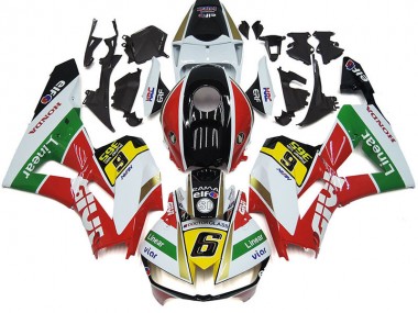 Online 2012-2016 Honda CBR1000RR Motorcycle Fairings - White Red Yellow Green Linear Viar 6 Canada