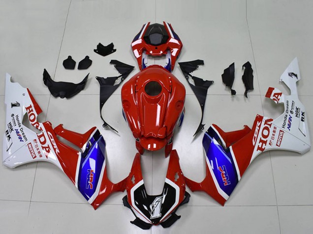 2017-2023 Honda CBR1000RR Motorcycle Fairing - White Red Blue Black HRC Canada