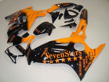 Online 1995-1996 Honda CBR600 F3 Motorcycle Fairings - Orange Glossy Black SevenStars Canada