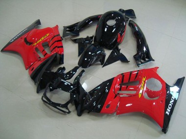 Online 1995-1996 Honda CBR600 F3 Motorcycle Fairing Kits - Red Glossy Black Canada