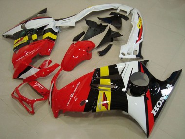 Online 1995-1996 Honda CBR600 F3 Motorcycle Fairings - White Red Yellow Glossy Black Canada