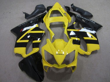 Online 2001-2003 Honda CBR600 F4i Motorcycle Fairing Kits - Yellow Glossy Black Canada