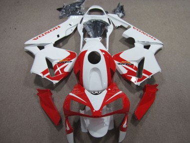 Online 2003-2004 Honda CBR600RR Motorcycle Fairings - White Red Canada