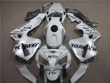 Online 2005-2006 Honda CBR600RR Motorcycle Fairings - White Black Repsol Canada