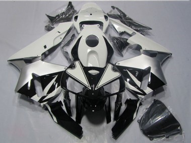 Online 2005-2006 Honda CBR600RR Motorcycle Fairings Kits - White Black Canada