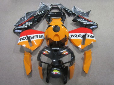 Online 2005-2006 Honda CBR600RR Abs Fairings - Orange White Red Glossy Black Repsol Canada