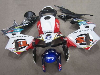 Online 2005-2006 Honda CBR600RR Motorcycle Fairings - White Red Black Blue 27 Canada