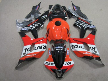 Online 2007-2008 Honda CBR600RR Motorcycle Fairings Kits - Orange White Red Glossy Black Repsol Canada