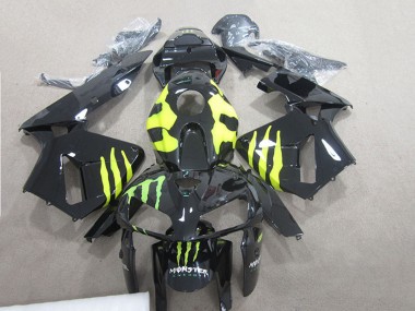 Online 2007-2008 Honda CBR600RR Motorcycle Fairings - Glossy Black Yellow Green Monster Canada
