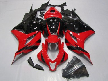 Online 2009-2012 Honda CBR600RR Motorcycle Fairings Kits - Red Glossy Black Canada
