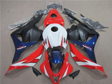 Online 2009-2012 Honda CBR600RR Motorcycle Fairing - White Red Blue Matte Black Canada