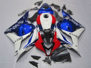 Online 2009-2012 Honda CBR600RR Motorcycle Fairings - White Red Blue Dream Canada