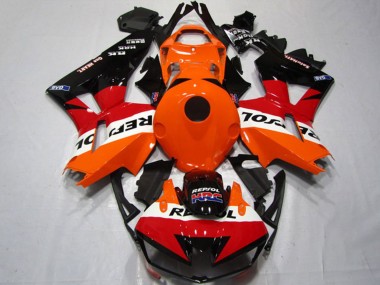 Online 2013-2023 Honda CBR600RR Motorcycle Fairings Kits - Orange White Red Glossy Black Repsol Canada
