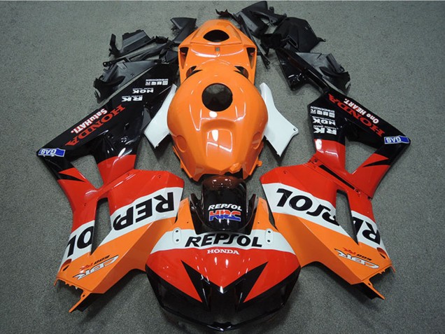 2013-2023 Honda CBR600RR Motorcycle Fairings - Orange White Red Glossy Black Repsol HRC Canada
