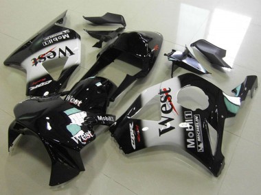 Online 2002-2003 Honda CBR900RR 954 Motorcycle Fairings - Glossy Black White West Canada