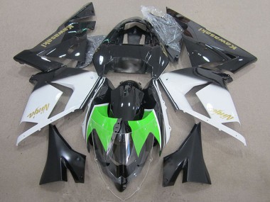 Online 2004-2005 Kawasaki ZX10R Motorcycle Fairings - Black White Gold Ninja Canada