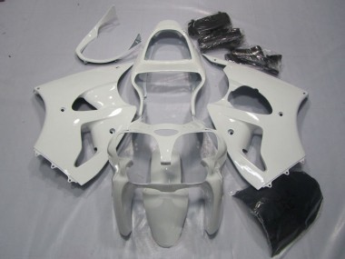 Online 2000-2002 Kawasaki ZX6R Motorcycle Fairings - White Canada