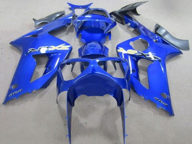 Online 2003-2004 Kawasaki ZX6R Motorcycle Fairing - Blue Canada