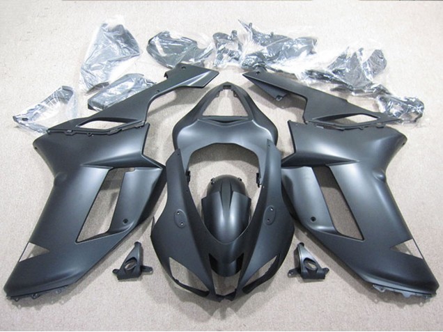 2007-2008 Kawasaki ZX6R Bike Fairings - Black Canada