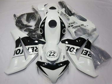 Online 2008-2011 Honda CBR1000RR Motorcycle Fairings - White Glossy Black Repsol 22 Canada