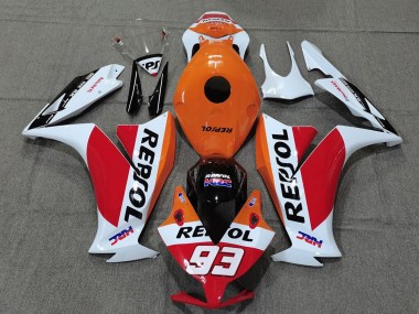 Online 2012-2016 Honda CBR1000RR Motorcycle Fairings - White Orange Red Glossy Black HRC Repsol 93 Canada