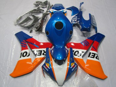 Online 2008-2011 Honda CBR1000RR Motorcycle Fairings - Orange White Red Blue Repsol Canada
