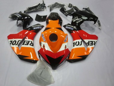 Online 2008-2011 Honda CBR1000RR Bike Fairings - Orange White Red Glossy Black Repsol Canada